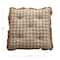 Hello Honey® Neutral Houndstooth Throw Pillow with Fringe